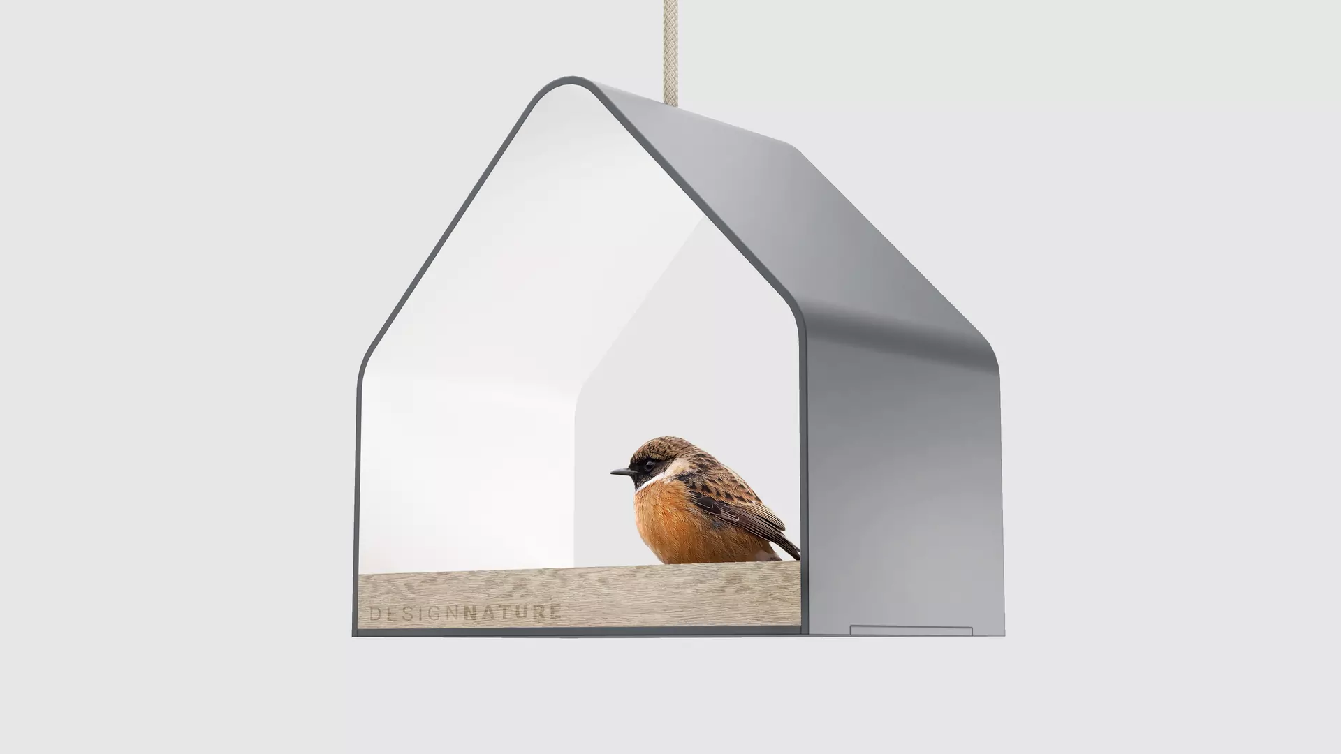 Image of a minimal birdhouse design