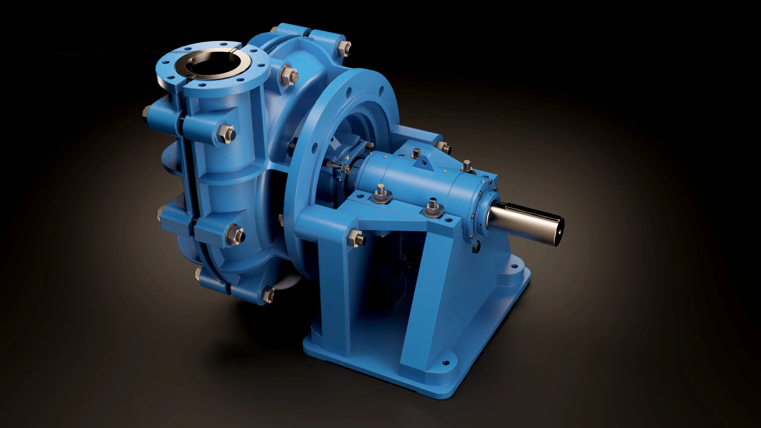 Slurry pump CGI visualisation