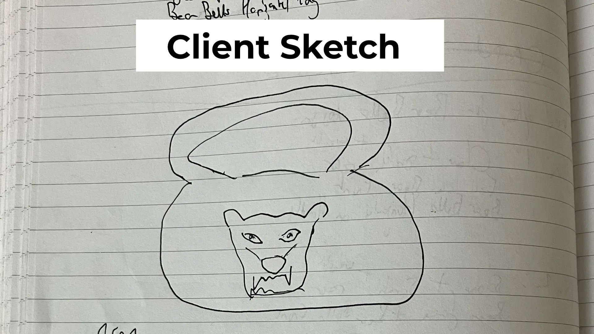 Bear Bells Client Sketch