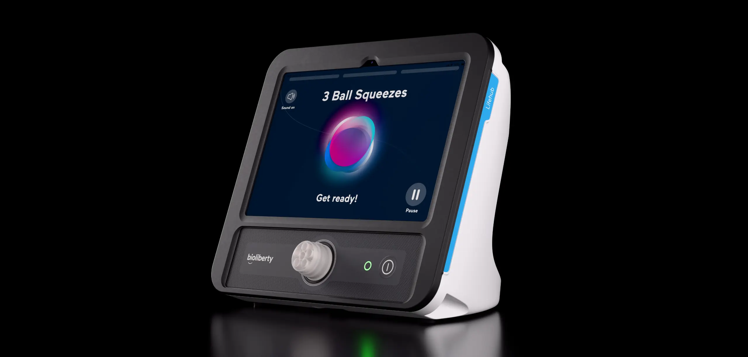 lifehub clinic stroke rehab device in a studio environment
